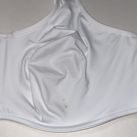 44F SYROKAN Sports Max Control Exterior Underwire Bra High Impact White Unpadded - Picture 10 of 13